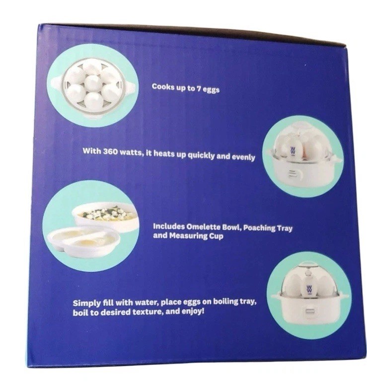 WW BY DASH express egg cooker7-egg capacity Brand New