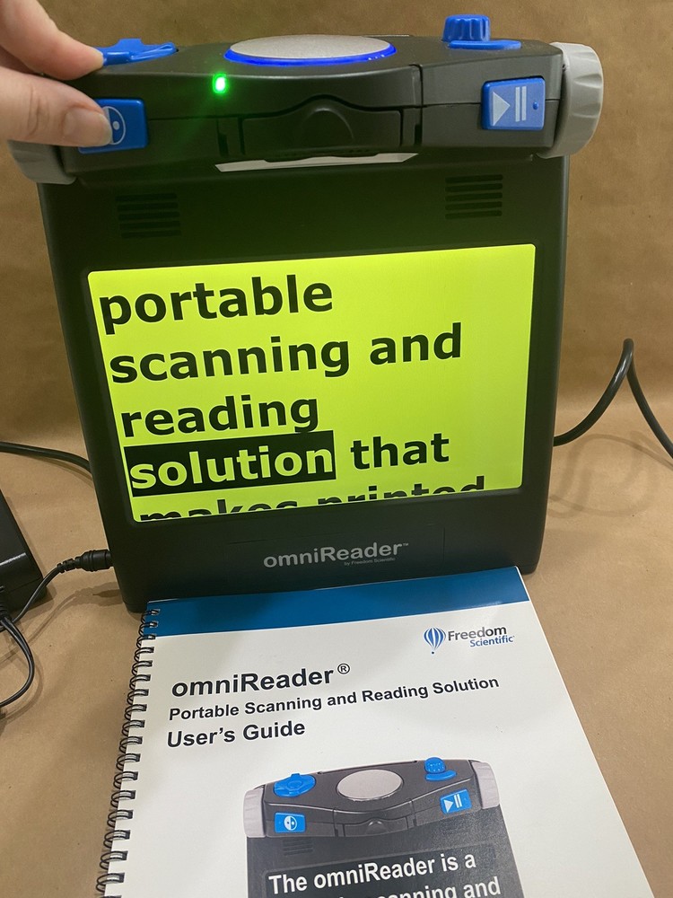 omniReader Portable Scanning SolutionLow Vision Magnifier Freedom Scientific