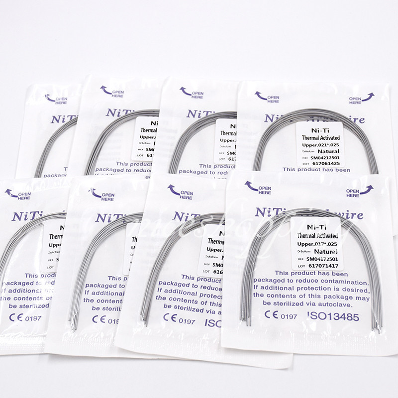 20x Dental Orthodontic Thermal Activated Niti Rectangular Arch Wire Upper+Lower