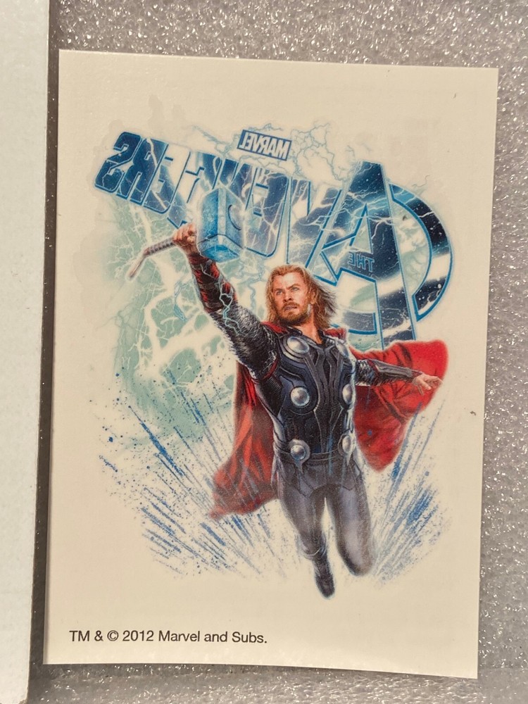 2012 Avengers Thor Tattoo *NEW* bb1