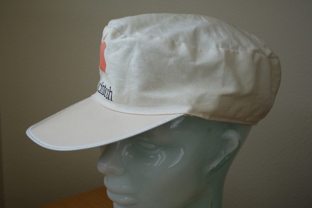 Vintage Retro Apple Macintosh Computers White Painter's Cap Hat