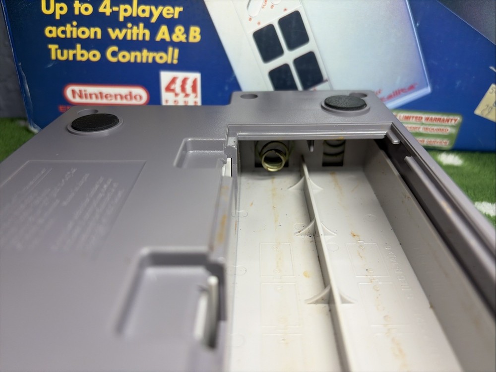 NES Satellite Remote Control Module Nintendo Complete CIB Box Styrofoam Untested