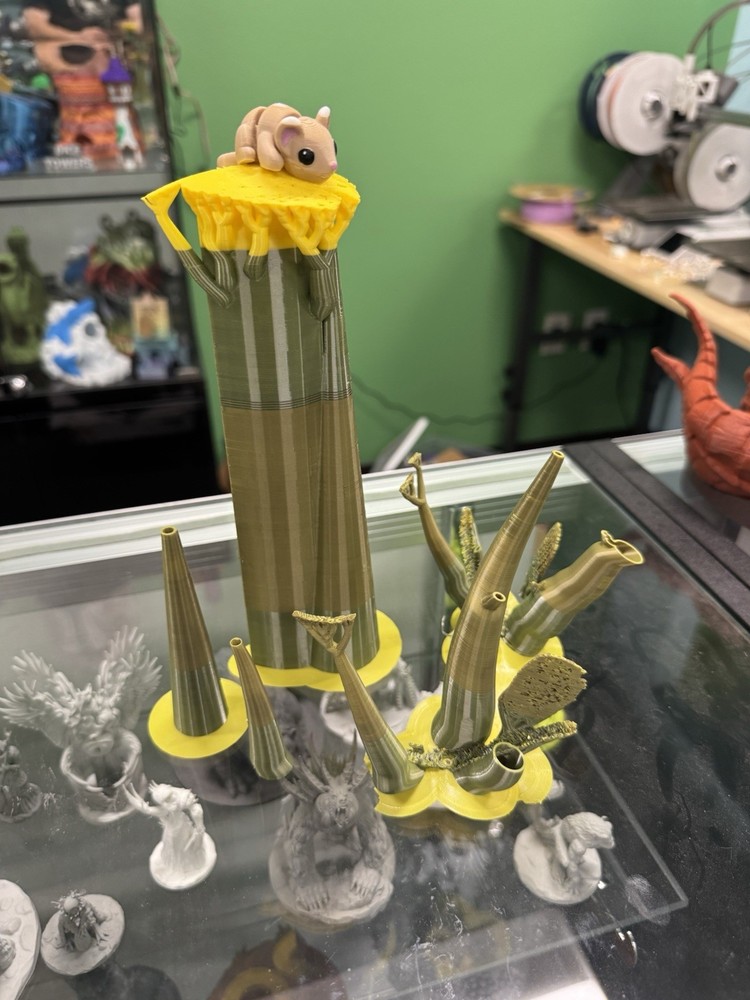 3d models Abstract Forest With creature, One of a Kind.