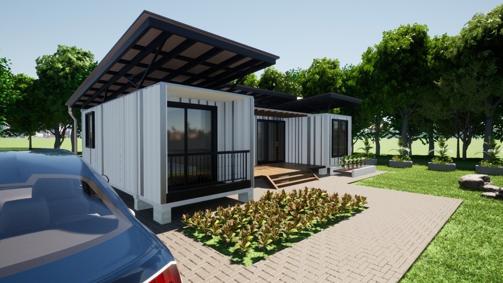 3 bedroom Container house plan