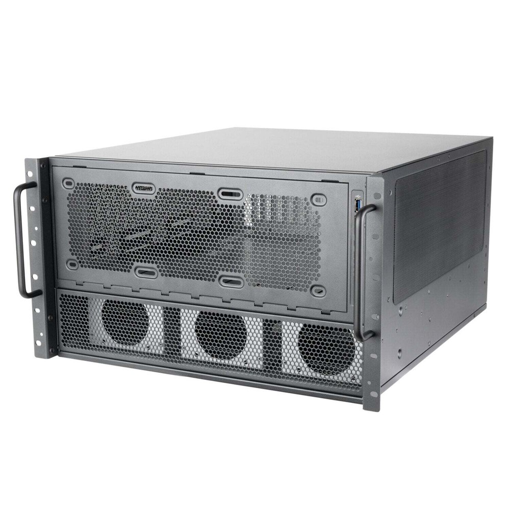 SilverStone RM600 6U Rackmount Chassis featuring Dual PSU Compatibility