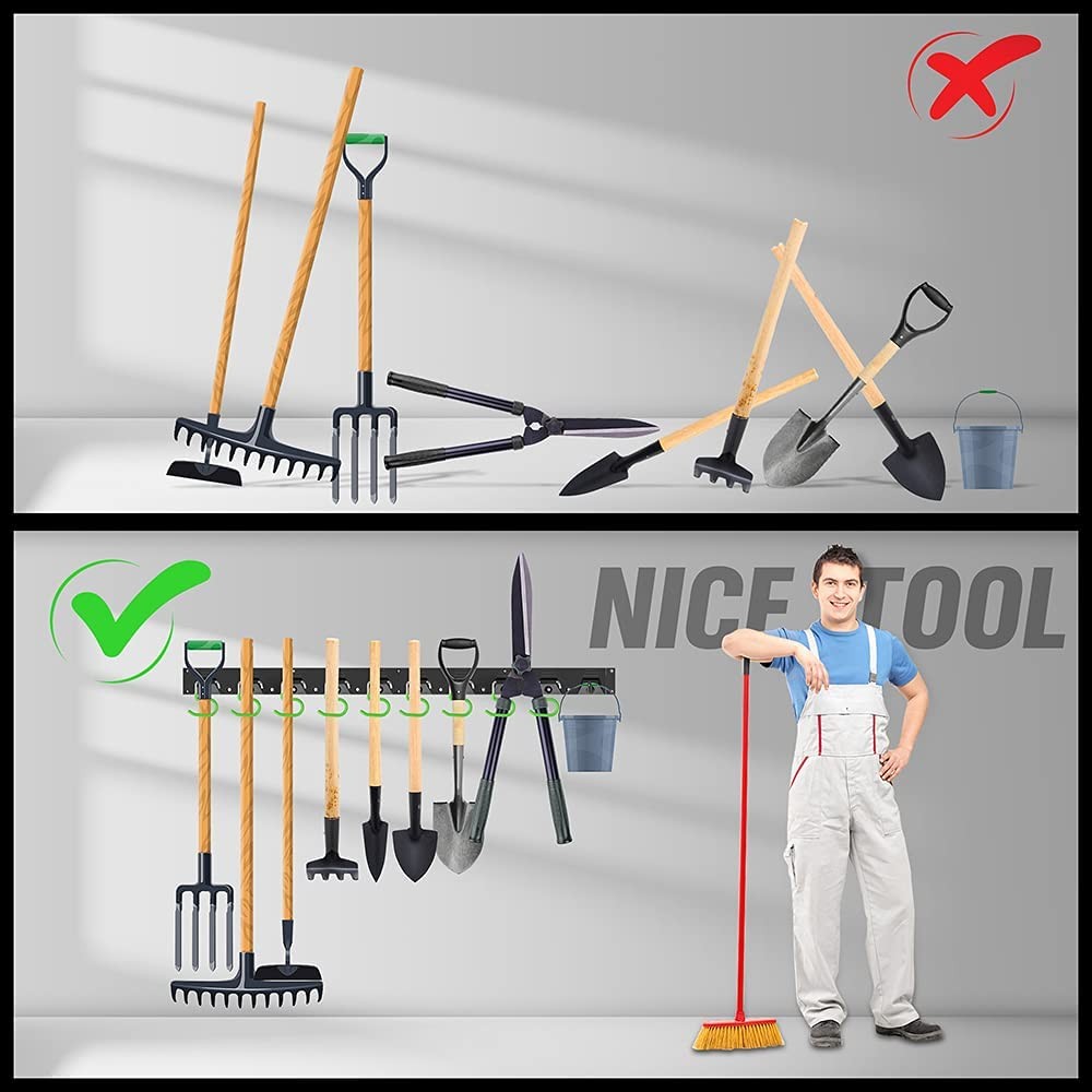 SWANLAKE Plastic 64 Inch Adjustable Storage System, 64", Black