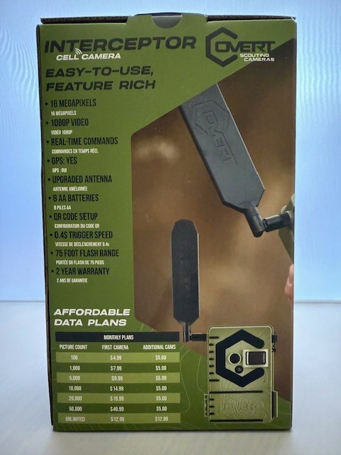 Covert Interceptor Wireless Cellular 16MP Game Trail Camera 0210