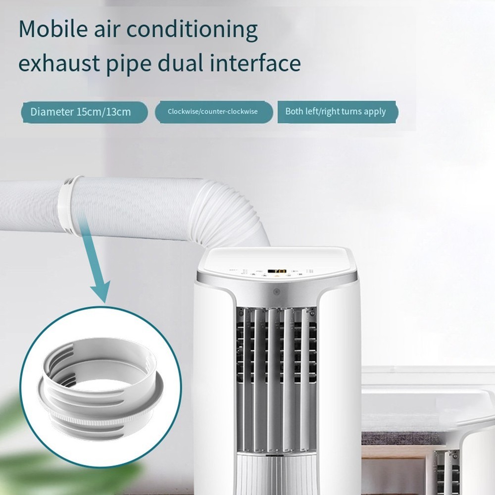 Secure Connection for Maximum Efficiency Portable AC Exhaust Hose Connector