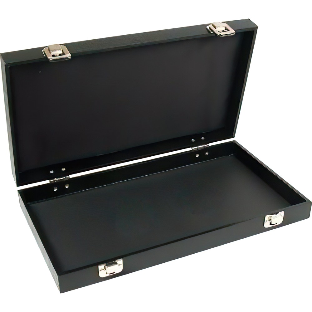 2 24 Black Gem Jars Display & Travel Case