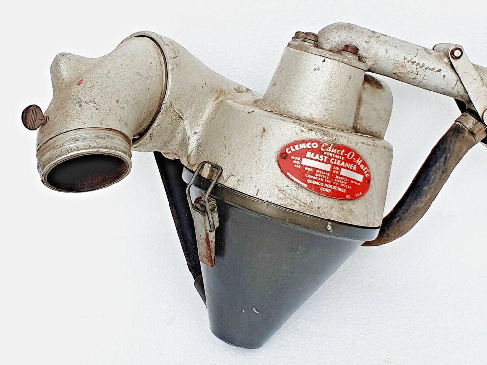 CLEMCO EDUCT-O-MATIC Portable Blast Cleaner, Hand Blast Machine