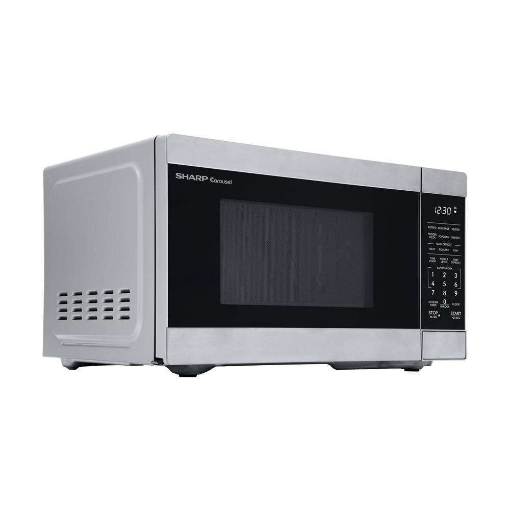 SHARP Compact Countertop Microwave Oven with Removable 10" Carousel Turntable