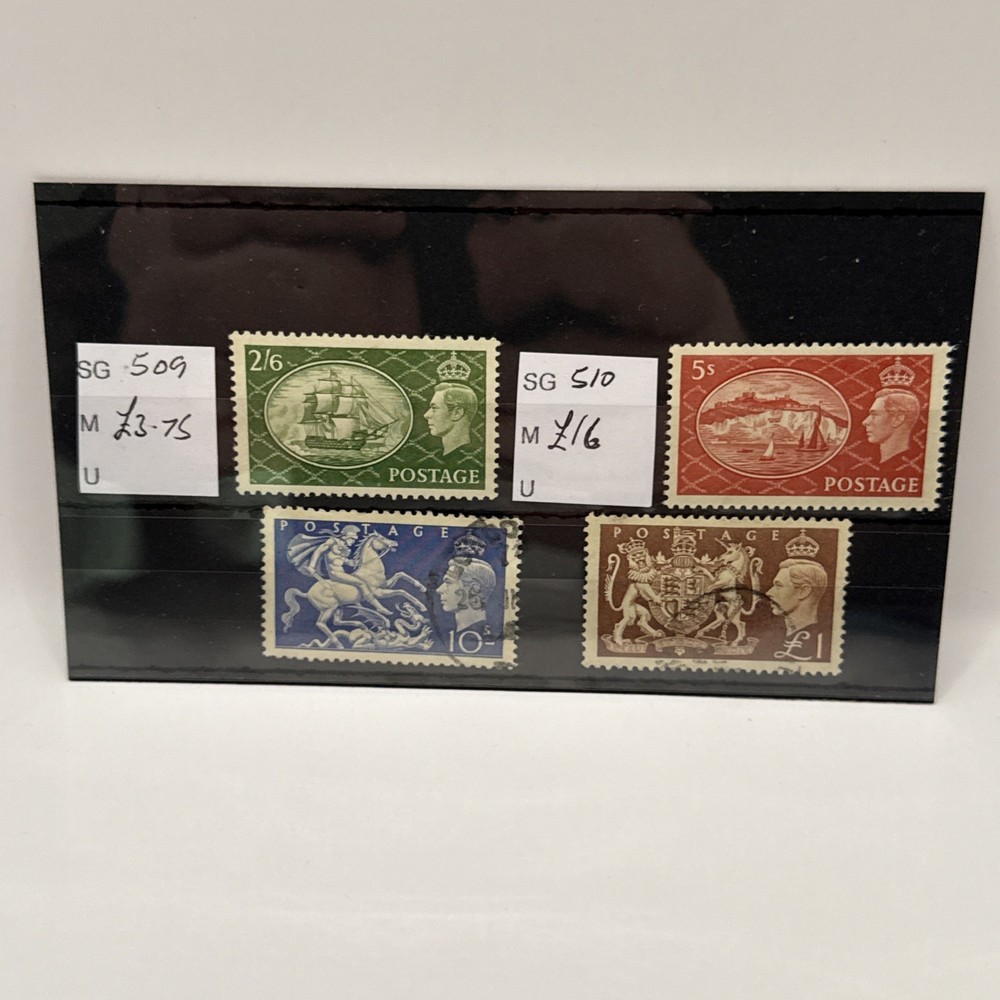 GB KGV & KGVI Selection - Perforated - Hinged