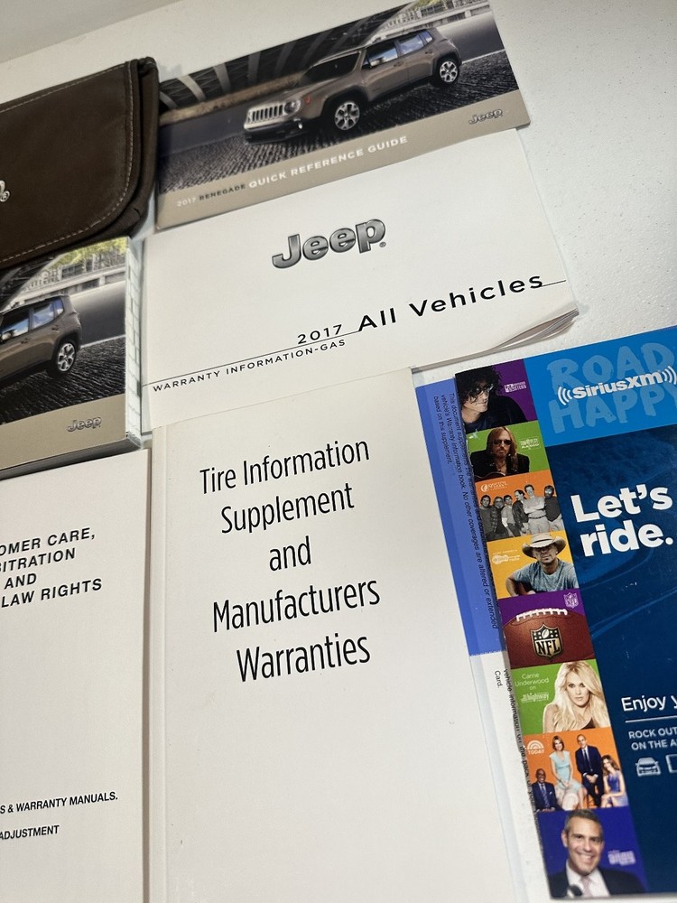 2017 Jeep Renegade Owner Manuals Set