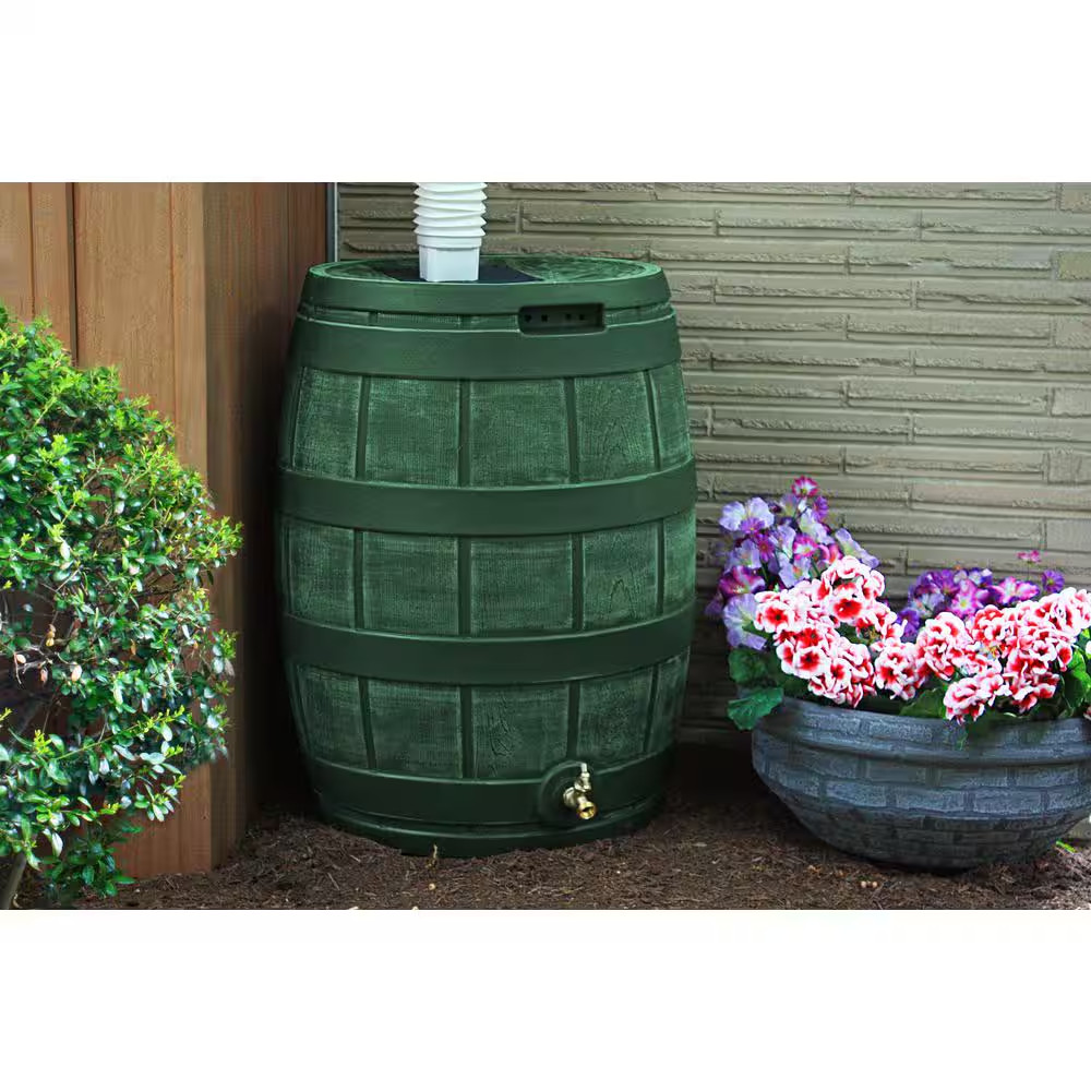 Rain Vault 50 Gal. Green Rain Barrel