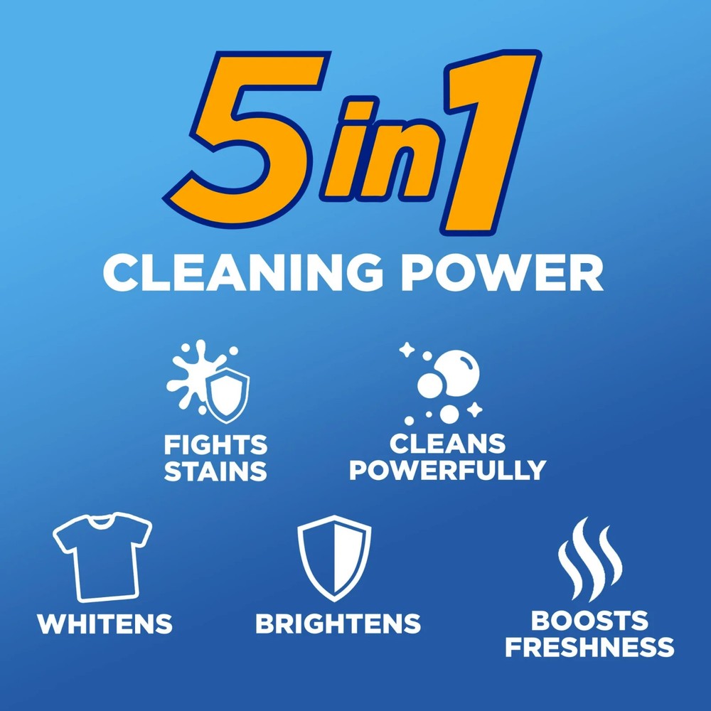 ARM & HAMMER Plus OxiClean Liquid Laundry Detergent, 77 loads, 100.5 fl oz
