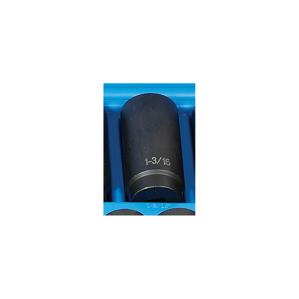 Grey Pneumatic 1/2" Drive x 1-3/16" Deep - 12 Point Socket