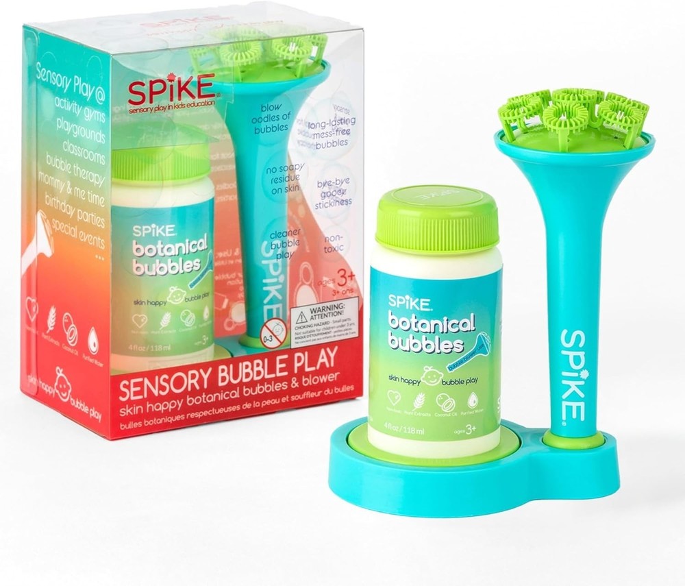 Mess-Free Innobaby Bubble Blower with Botanical Solution - Ideal for Therapy