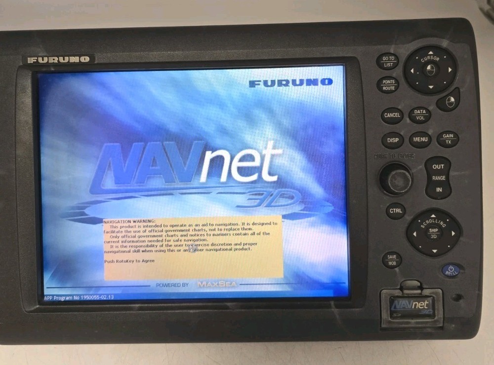 Furuno MFD12 Multi Function Display Radar NAVNET Fishfinder GPS Chartplotter