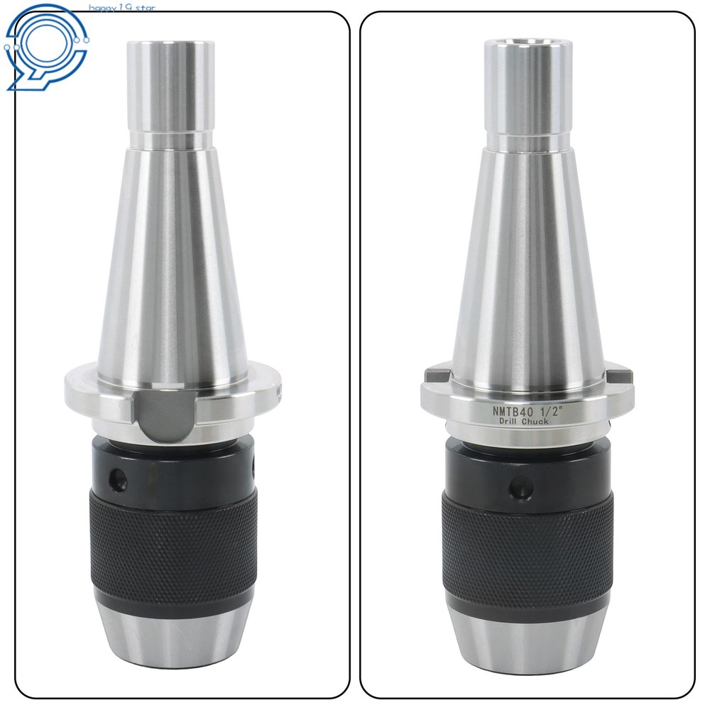 NMTB40 Drill Chuck 1/2 Keyless Operation Integral Shank 5/8-11 Pull Stud