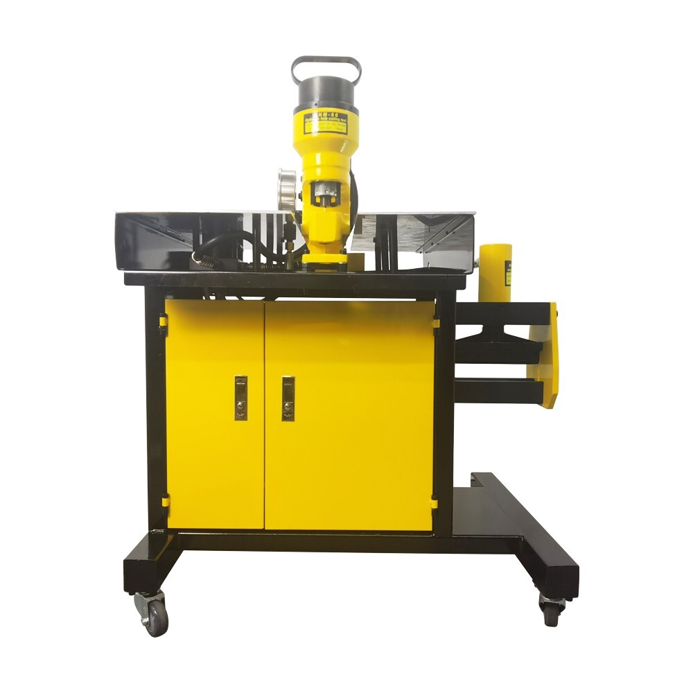 900W Electric Busbar Processor Machine 3in1 Cutter Puncher Bender Bus Processing