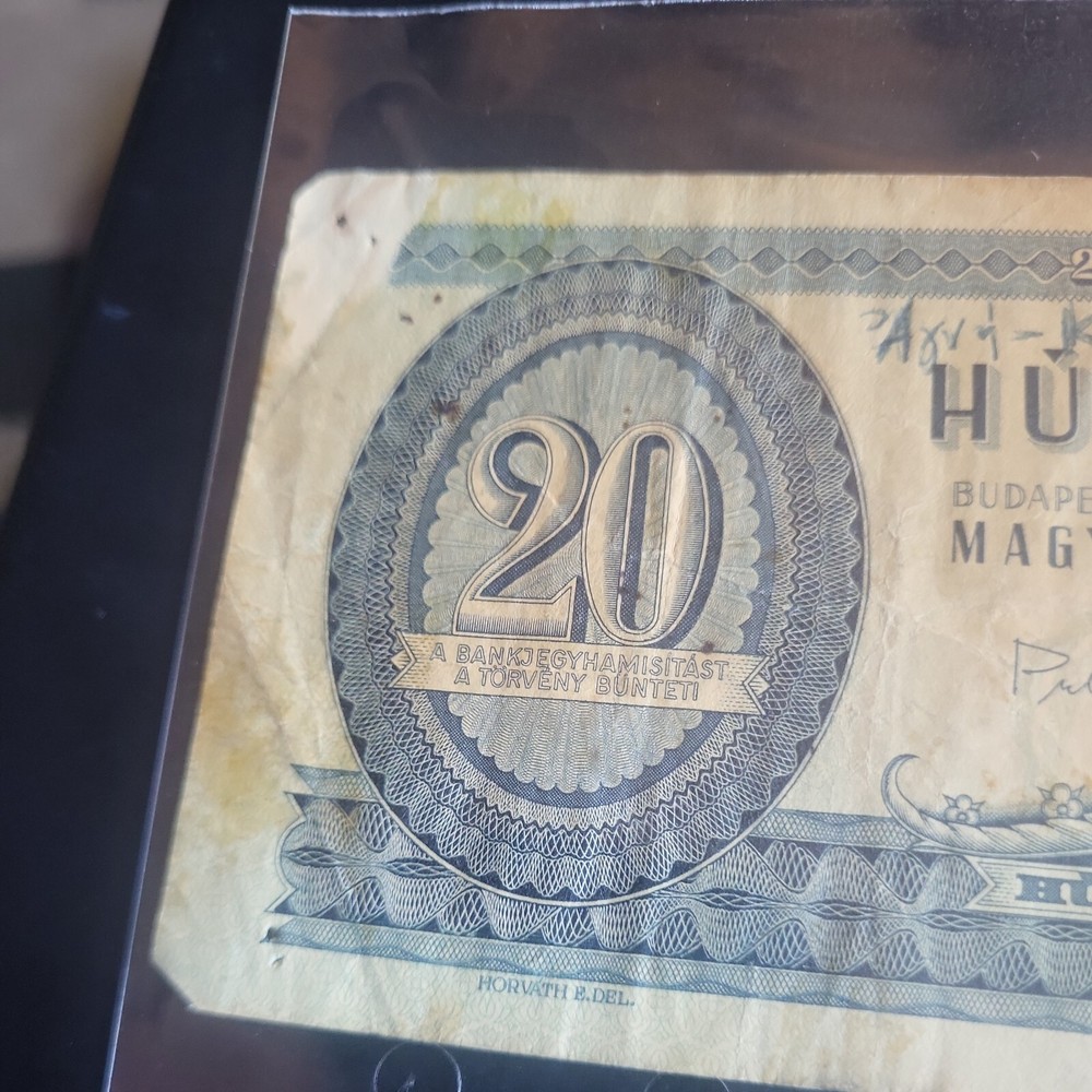 20 Husz Forint Old Bank Note