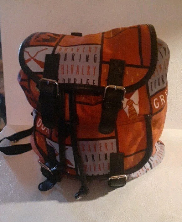 Harry Potter Gryffidor Canvas Logo Backpack