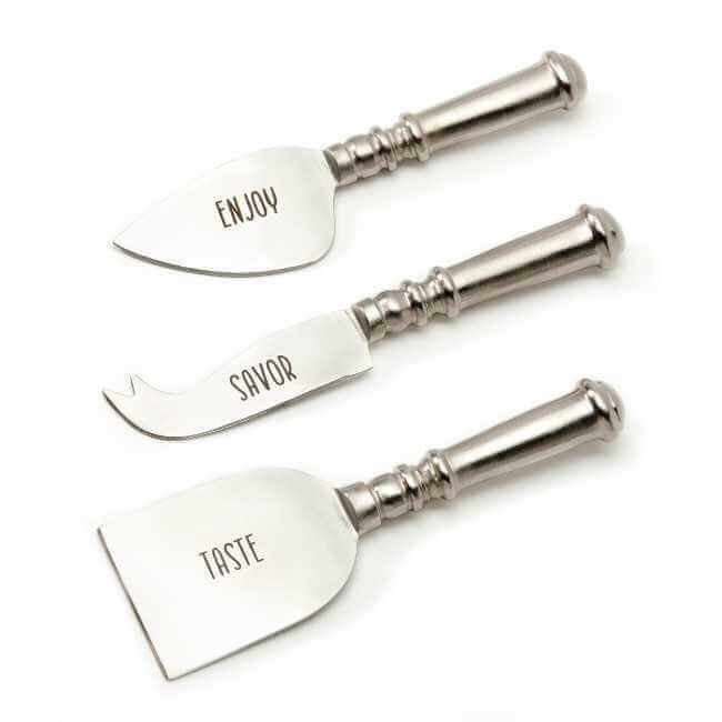 Be Our Guest Cheese Knife Set, Set/3 Asst.