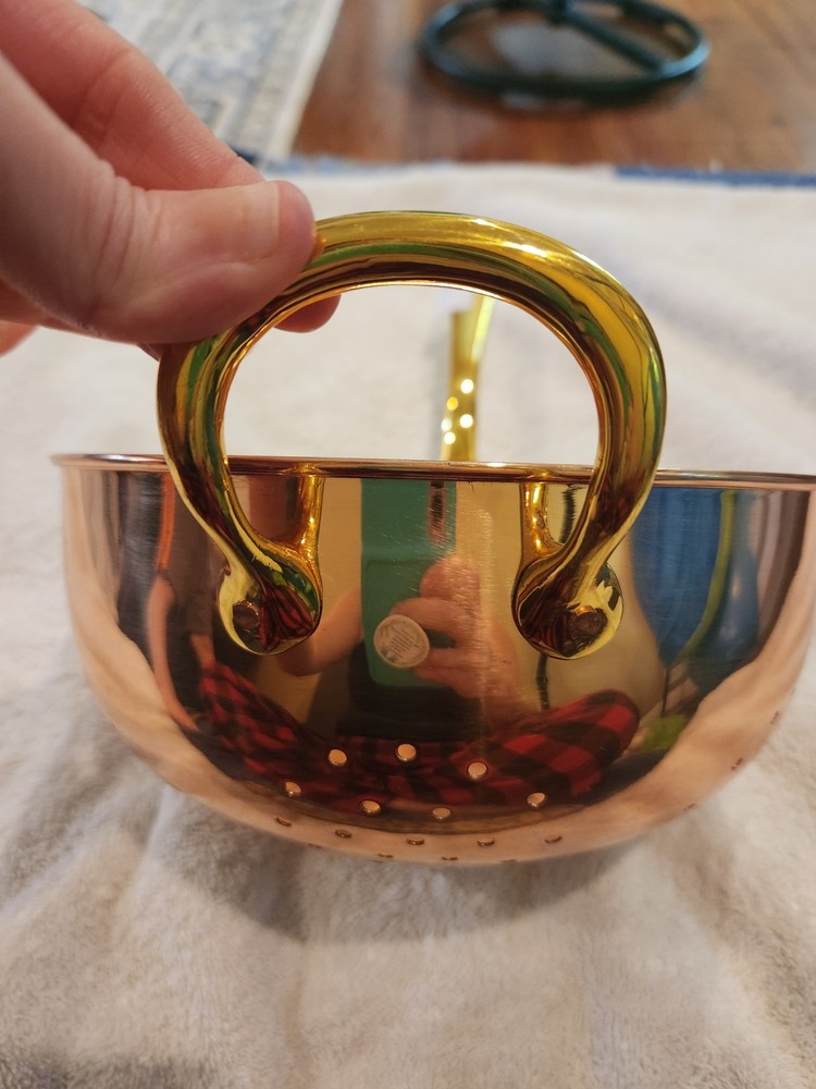 Galley & Fen Copper Colander, NWT* Please See Description