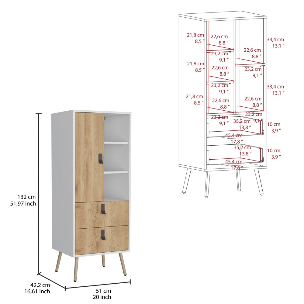 Huna Tall Dresser