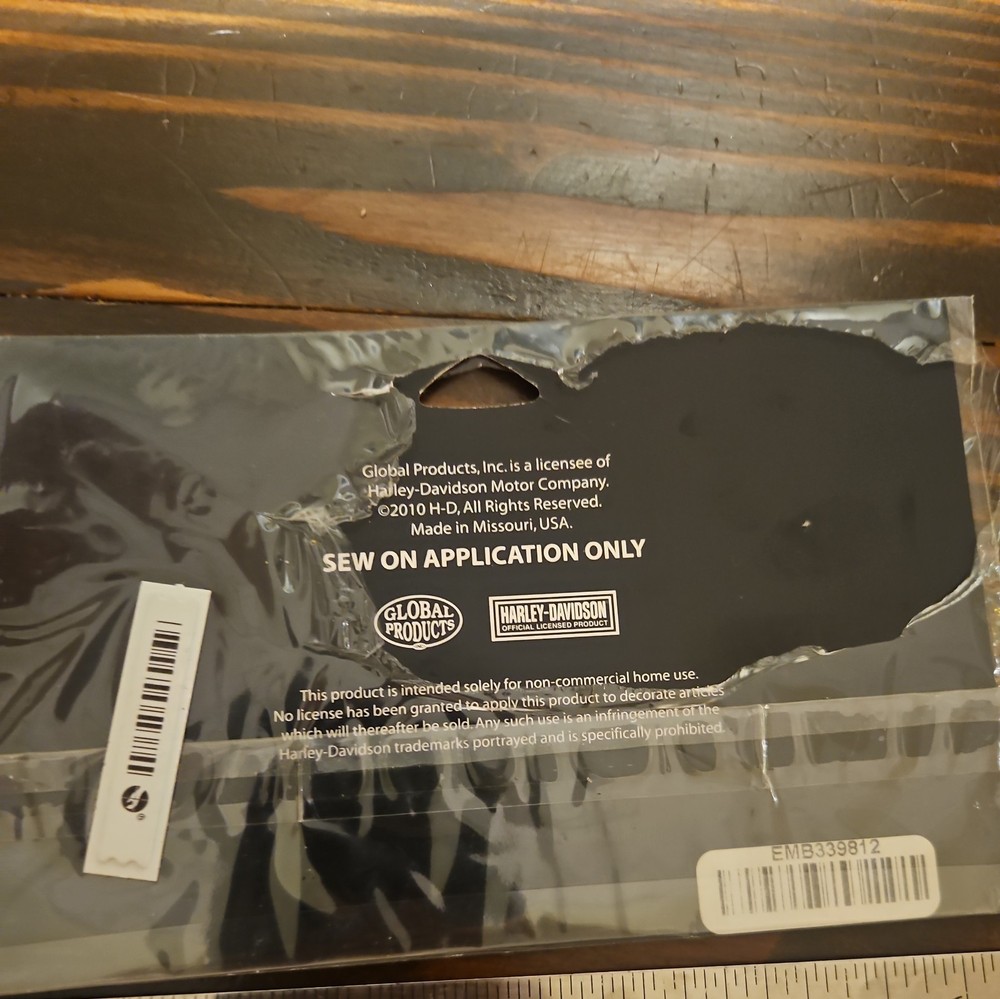 Harley Davidson Motorcycle Emblem Patch 6 "