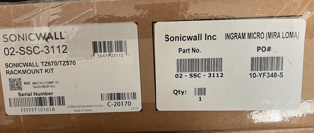 SonicWall TZ670/TZ570 Rackmount Kit