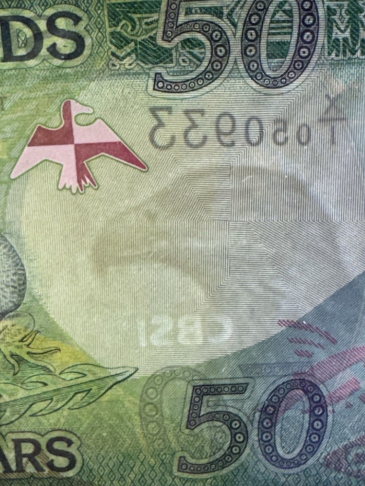 2013 Solomon Island $ 50 Banknote P# 35