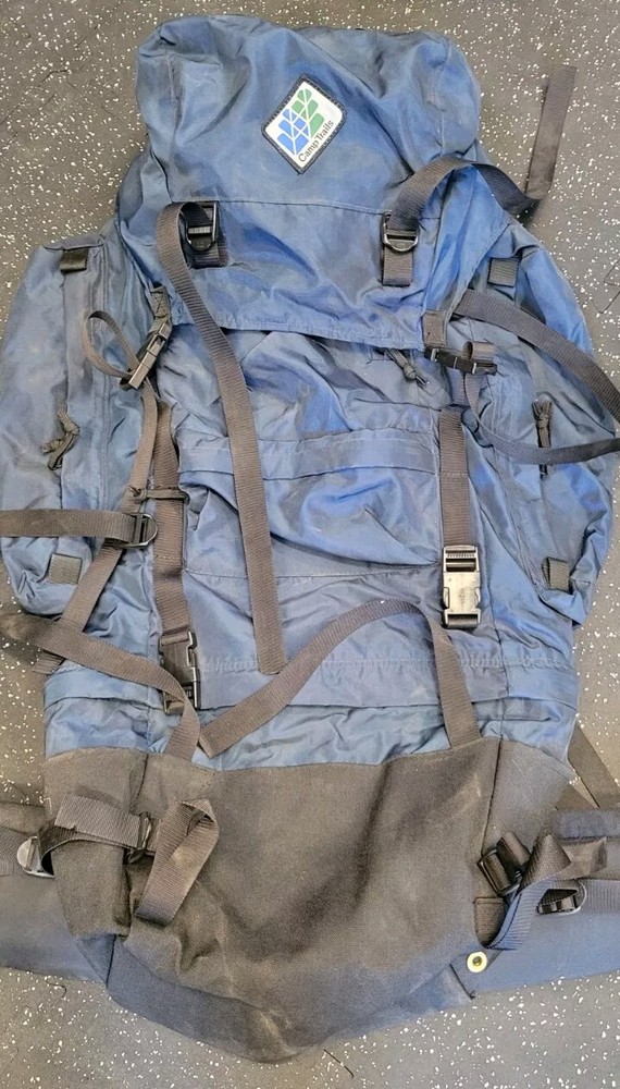 Camp Trails Gray/Black Internal Frame Backpack Padded Adjustable Nylon