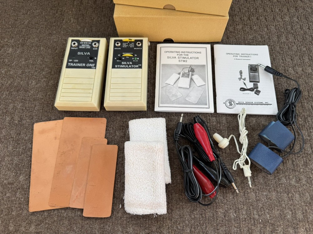 Silva Method Stimulator Mind Control Device Psychorientology Trainer Set Box