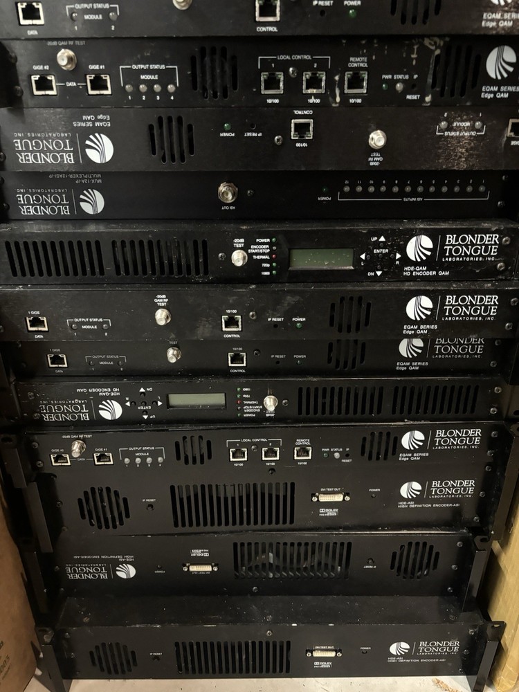 Blonder Tongue Laboratories QAM Encoder , HDE-ASI, HD ENCODER - EQUIPMENT LOT !!