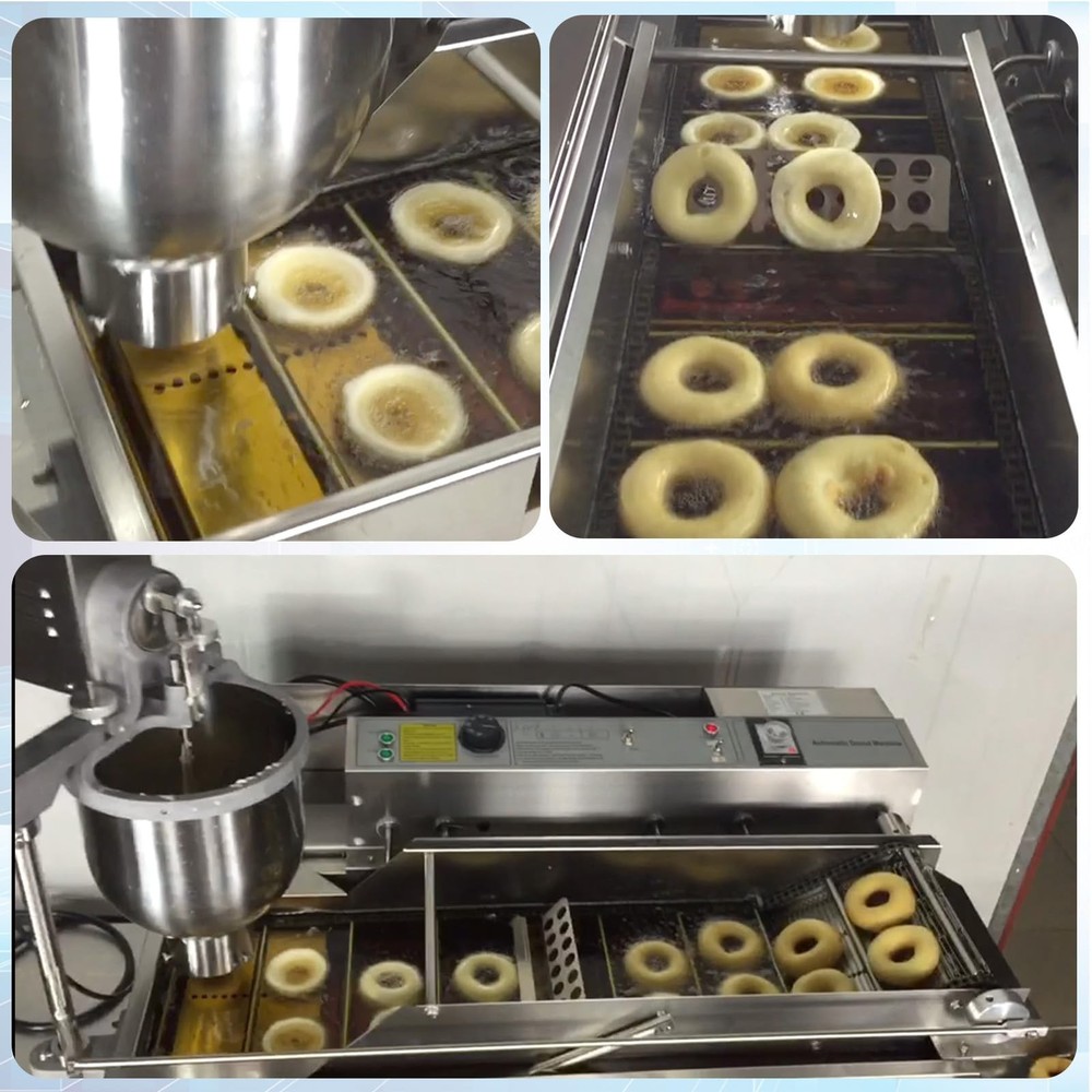 Kolice Donut Maker Machine Auto Donuts Frying maker with Turning Collecting