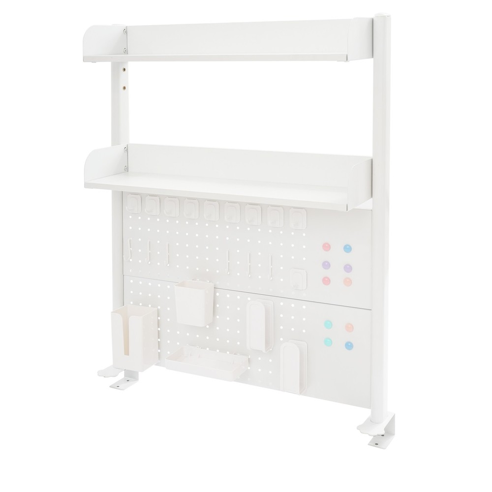 Multipurpose Pegboard Bookshelf Desk Organizer Shelf Clamp On Desk Shelf Durable