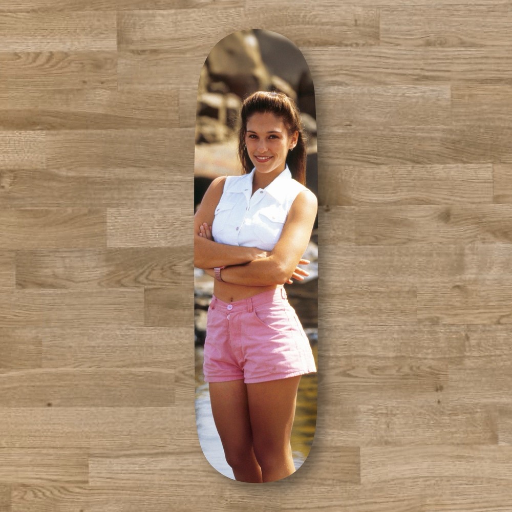 Kimberly Hart Pink Power Ranger Skateboard Deck