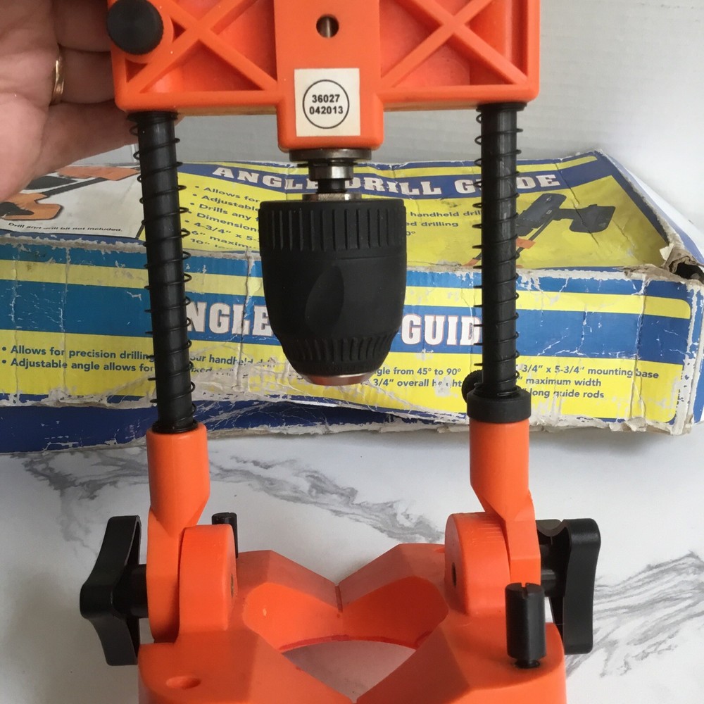 Drill Master Multi Angle Drill Guide Item #95622 Damaged Box READ 6” Max Width