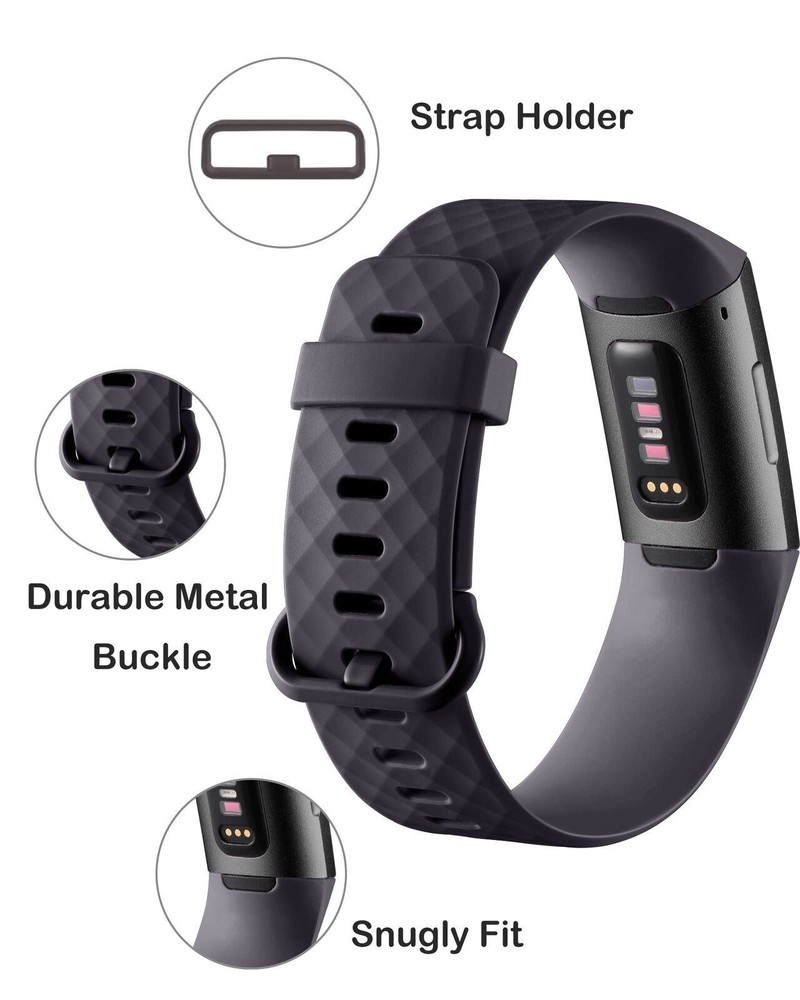 Hamile Bands Compatible with Fitbit Charge 4 / Fitbit Charge 3 / Fitbit Charge