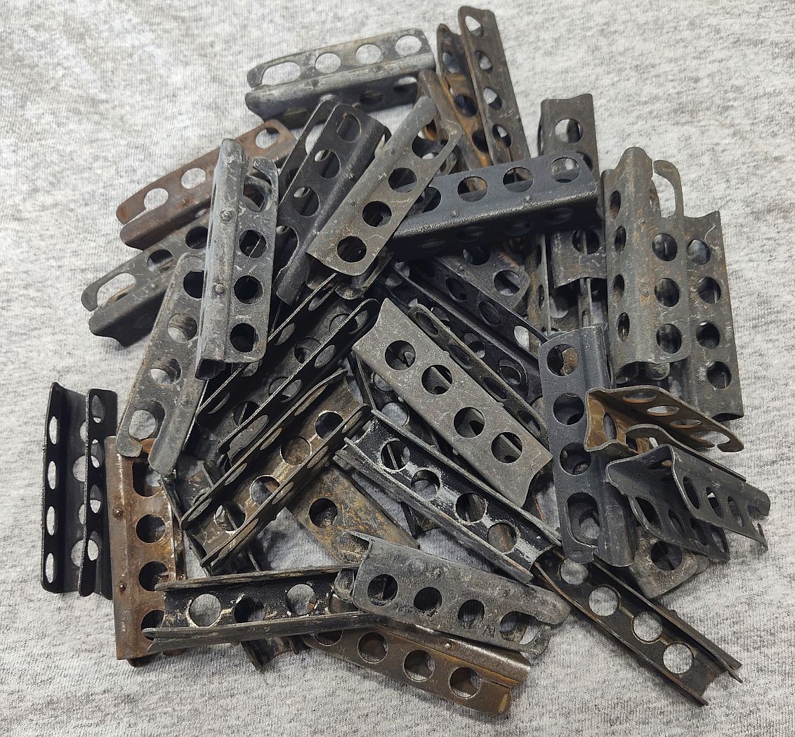 Original WWI/WWII 303 British 5 Rd Stripper Clips/Chargers, Lot of 5, FREE OILER