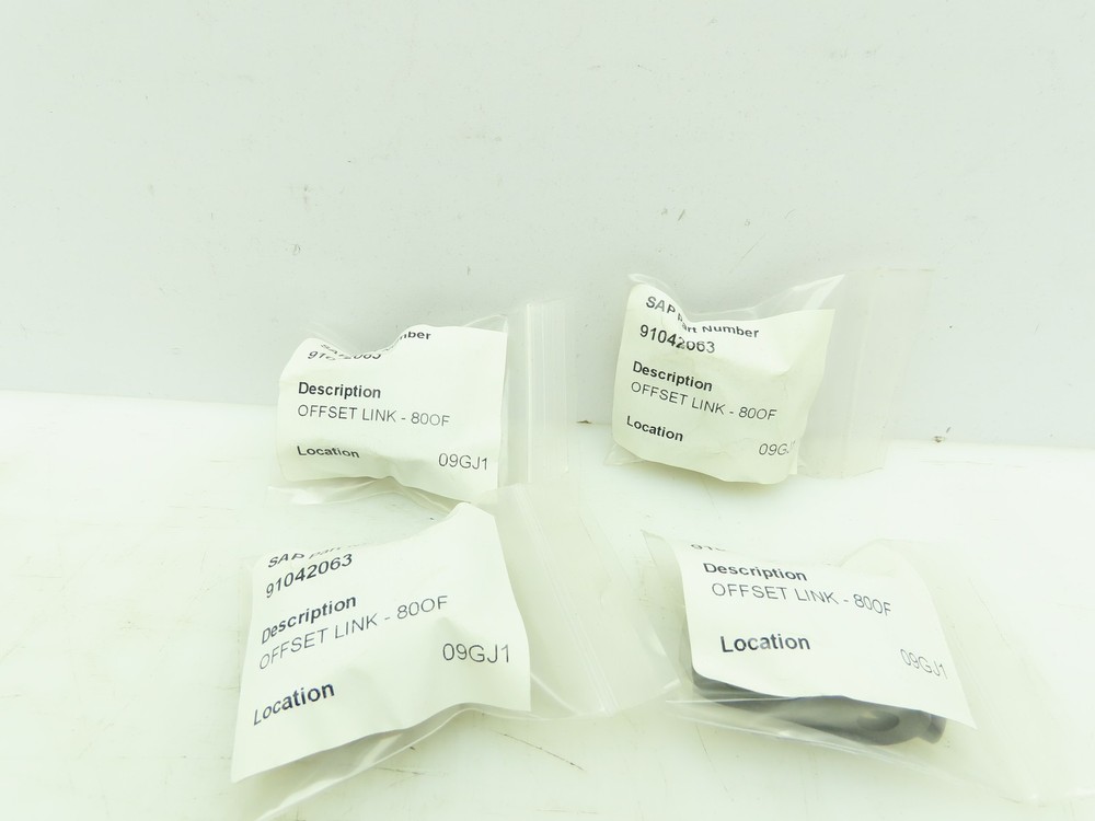 #80 Roller Chain Offset Links Lot of 4