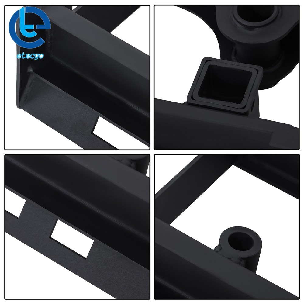 Easy Installation 45 Inch Skid Steer Pallet Fork Frame W/ Receiver Hitch 2500Lbs
