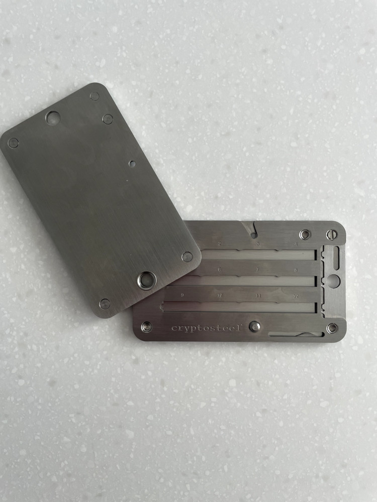 Original Cryptosteel Cassette - 24-Word Steel Wallet Backup Solution