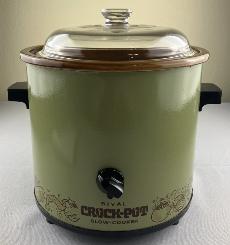 Rival Crockpot 3100/2 Avocado Green Tested Works Great