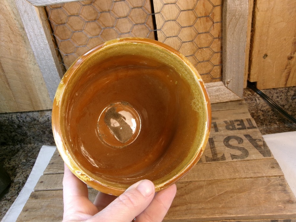 Glazed Red Clay Pottery Planter