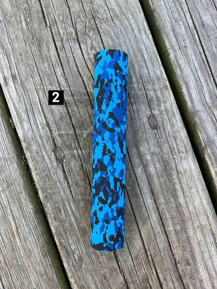 6" Rod Building Wrapping Camo colored foam Handles