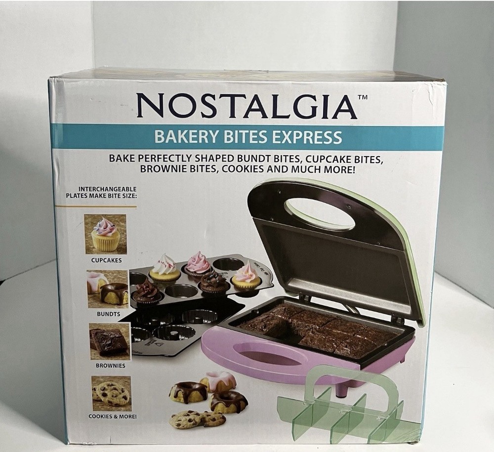 🍪 Nostalgia Bakery Bites Express – Mini Dessert Maker 🍰🔥 NIB