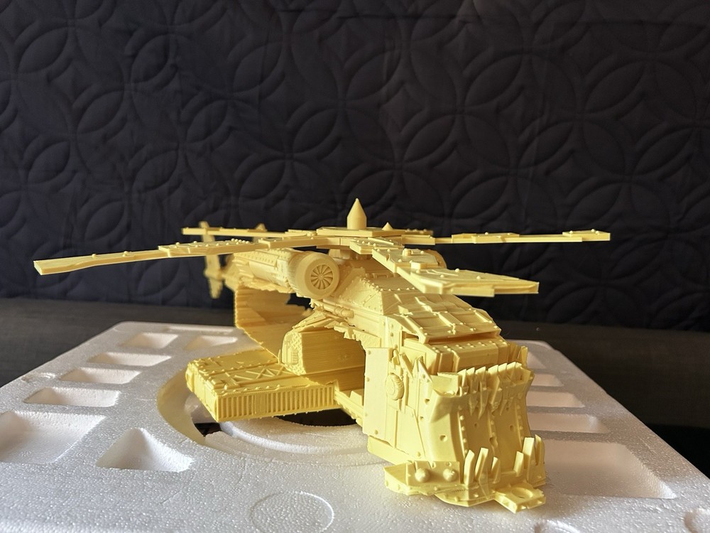 Orc Custom Helicopter 3d Printed FDM Ork For Terrain Tabletop War Games