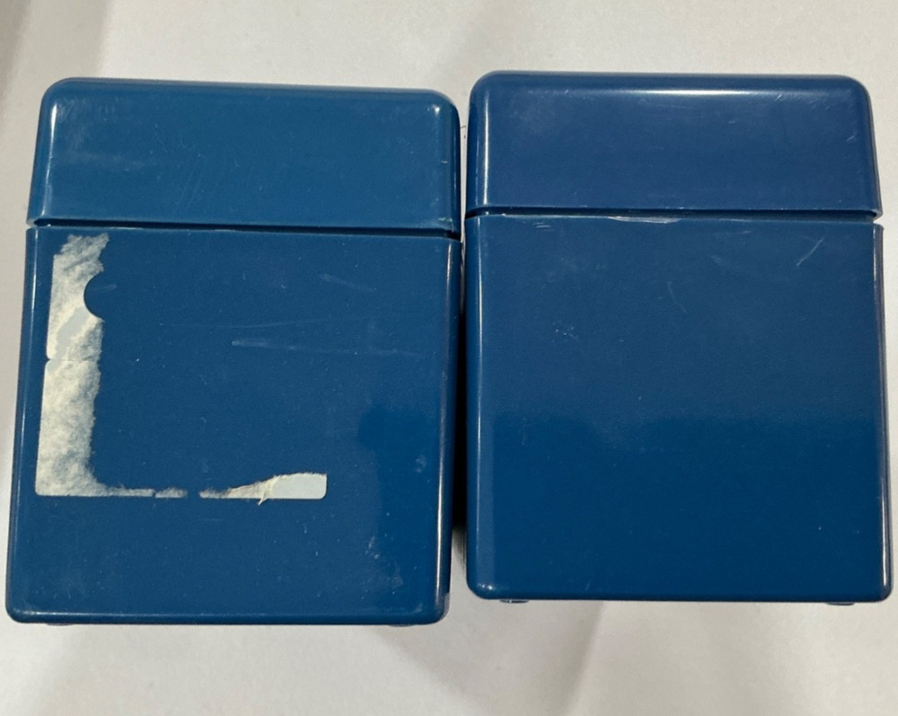 2 PCGS Plastic Coin Storage Boxes—Holds 20 slabs each-Empty boxes